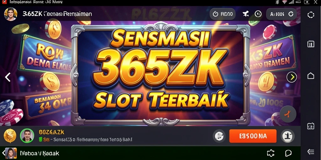 Screenshot gameplay slot 365ZK dengan grafik yang menawan.