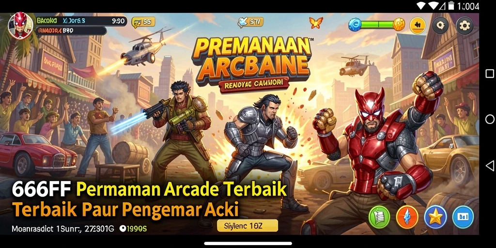 Tampilan gameplay 666FF yang dinamis dan seru.