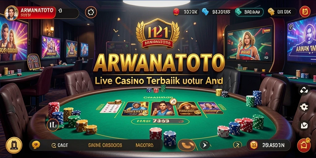 Tampilan gameplay langsung yang mendebarkan di ARWANATOTO.