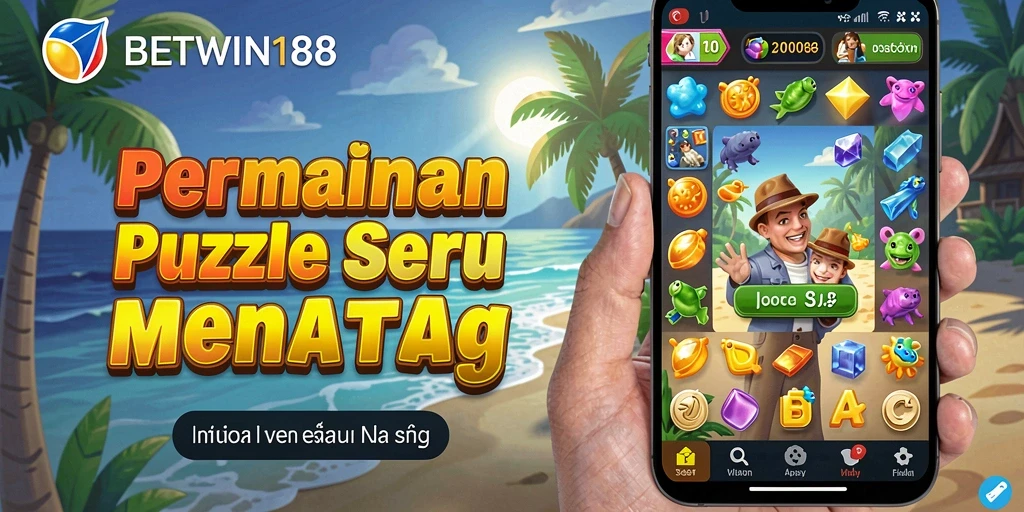 Screenshot menunjukkan gameplay seru dari BETWIN188 dengan berbagai teka-teki yang menantang.
