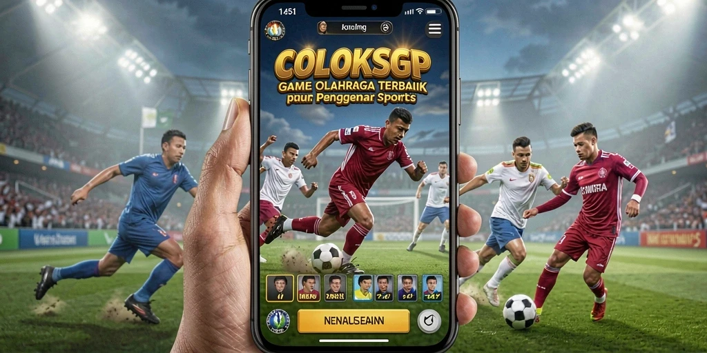 Screenshot utama COLOKSGP menampilkan gameplay olahraga yang seru.