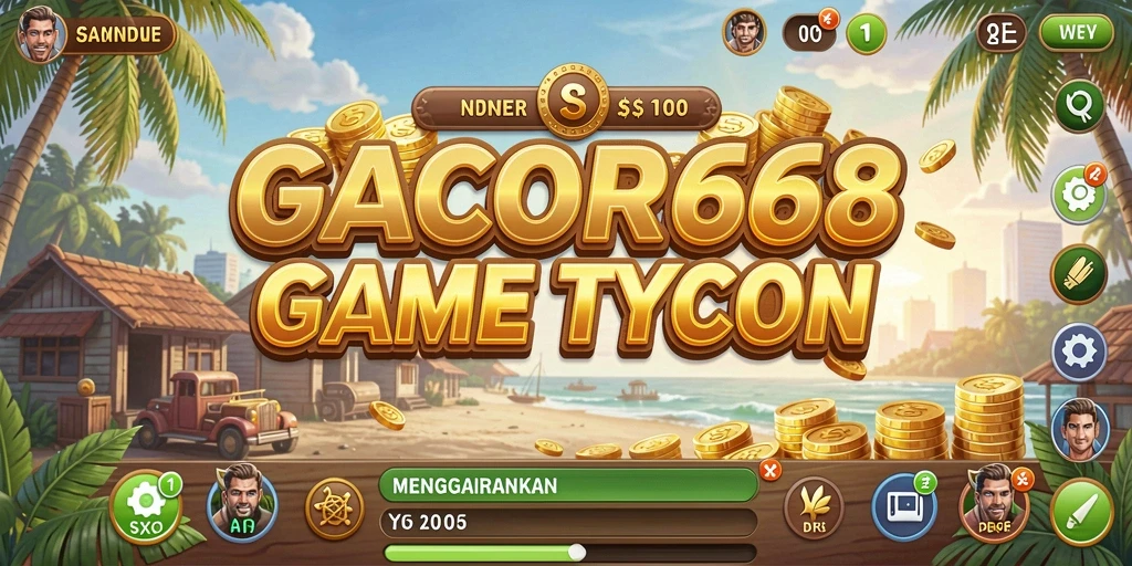 Screenshot GACOR668 menampilkan gameplay Tycoon yang seru dan interaktif.