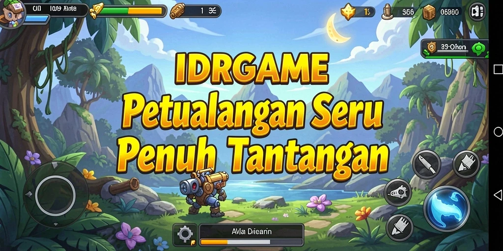 Tangkapan layar dari gameplay petualangan yang mendebarkan di IDRGAME.
