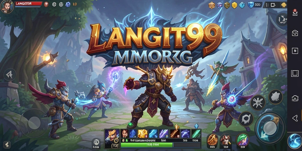 Tampilan gameplay LANGIT99 yang menakjubkan dan penuh aksi.