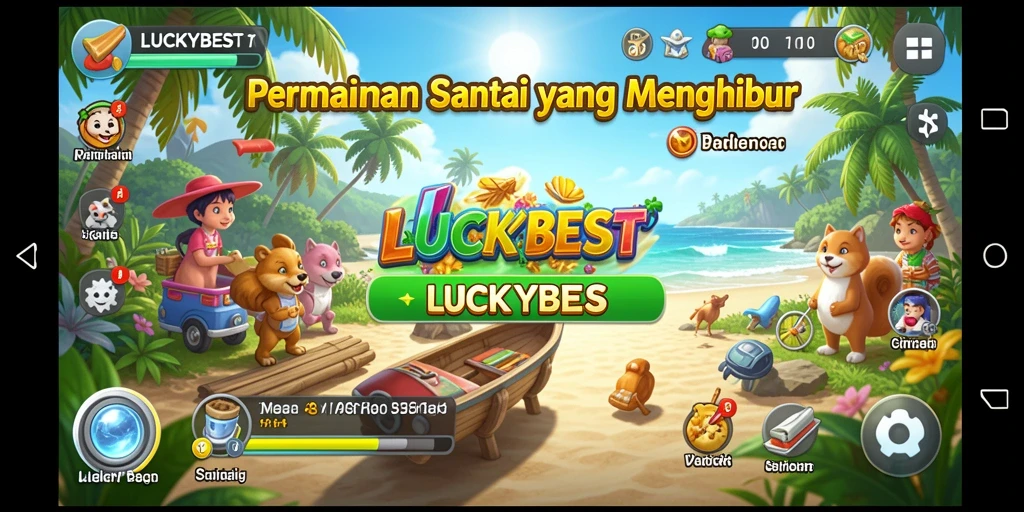 Tampilan menarik dari gameplay <strong>LUCKYBEST</strong> yang menyenangkan.
