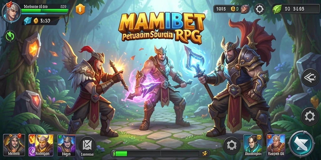 Tangkapan layar gameplay seru di dunia RPG MAMIBET.