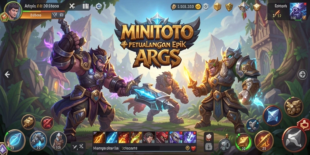 Tampilan menarik dari gameplay ARPG di MINITOTO.