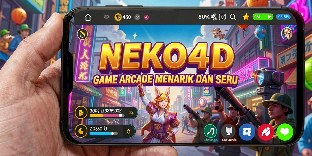 Tampilan gameplay NEKO4D yang seru dan menghibur.