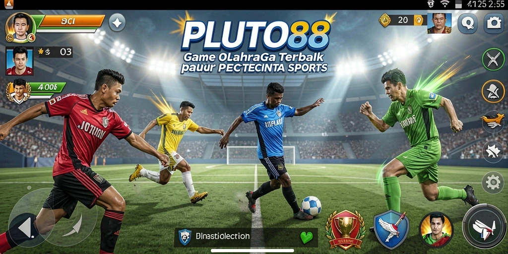 Tampilan gameplay seru dan menarik dari PLUTO88, permainan olahraga yang mengasyikkan.