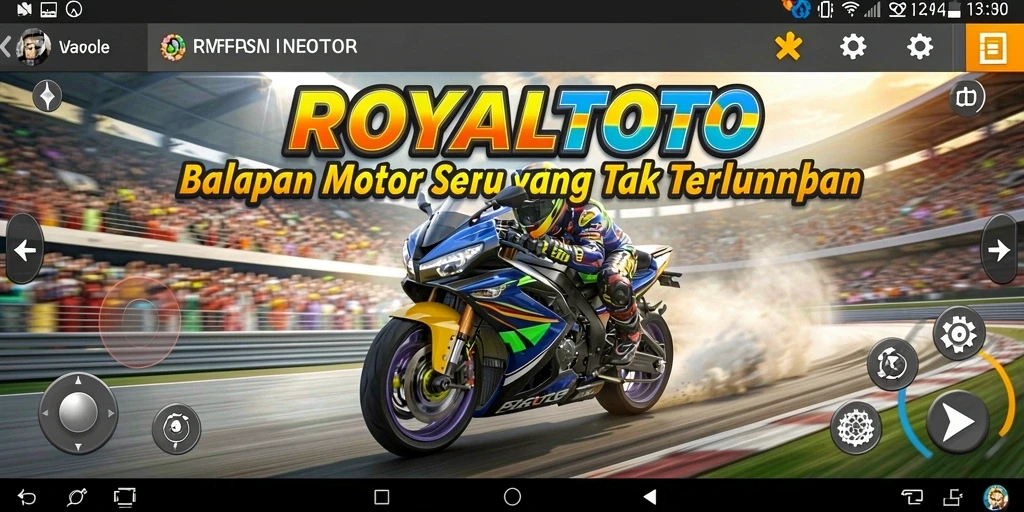 Gameplay balapan motor menegangkan di ROYALTOTO.