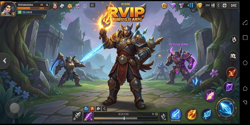 Gameplay ARPG yang menegangkan dalam RVIP dengan grafis menakjubkan.