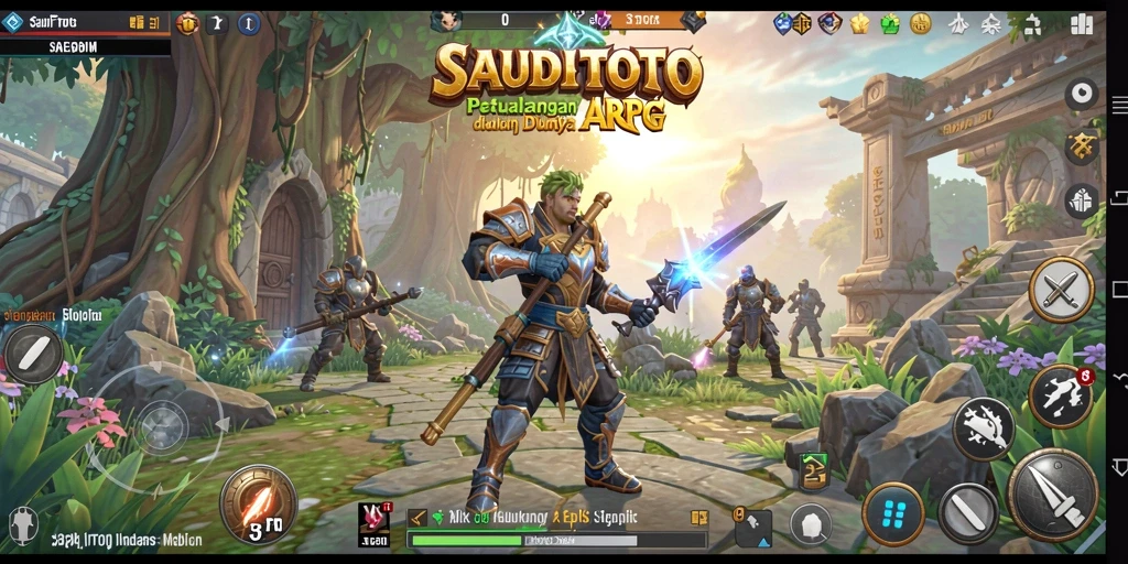 Gameplay seru di SAUDITOTO dengan aksi ARPG yang mendebarkan.