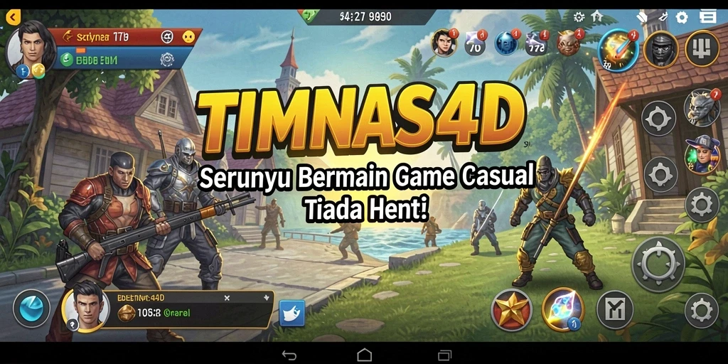 Tampilan gameplay TIMNAS4D yang penuh warna dan menarik.